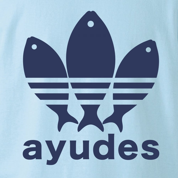 【名入れ対応】遊び心いっぱいのパロディTシャツ おもしろパロディTシャツ 「ayudes」ジョーク/スポーツ/メンズ/レディース/tshirts/サイズS〜2XL