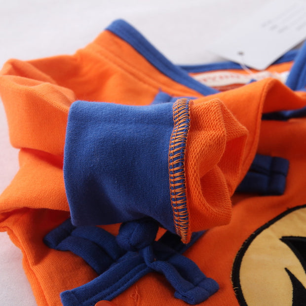 【出産祝い ギフト】ドラゴンボール 孫悟空 長袖 ベビーロンパース カバーオール 新生児服 赤ちゃん 春夏秋