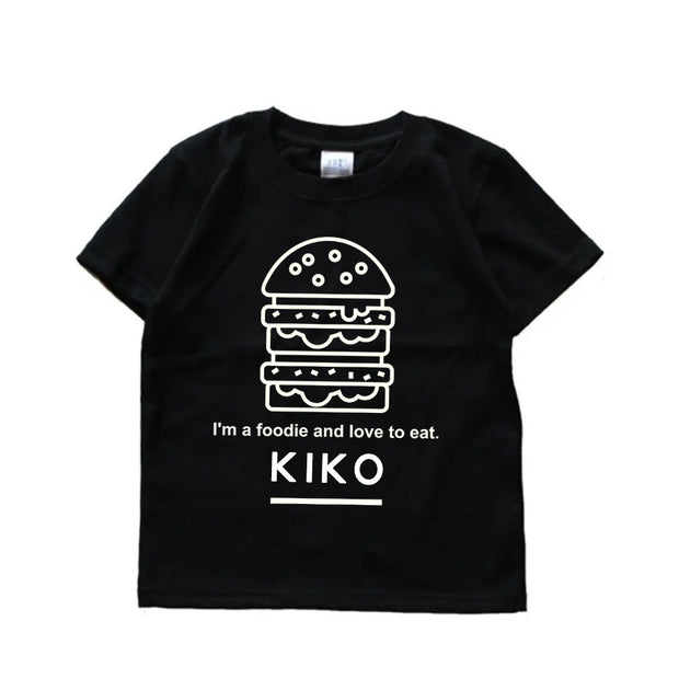 お名前入り＊ハンバーグTシャツ