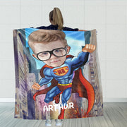 子供写真で描くオリジナルブランケットVII－2枚買ったら10％OFF