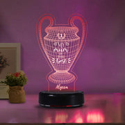 Custom Name Trophy Acrylic Night Light