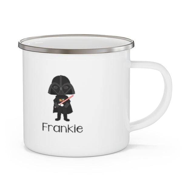 Personalized Name  Kid's Enamel Campfire Mug I-Made in USA