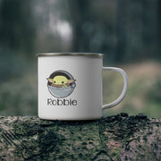 Personalized Name  Kid's Enamel Campfire Mug I-Made in USA