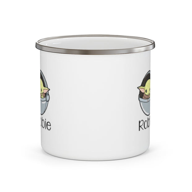 Personalized Name  Kid's Enamel Campfire Mug I-Made in USA