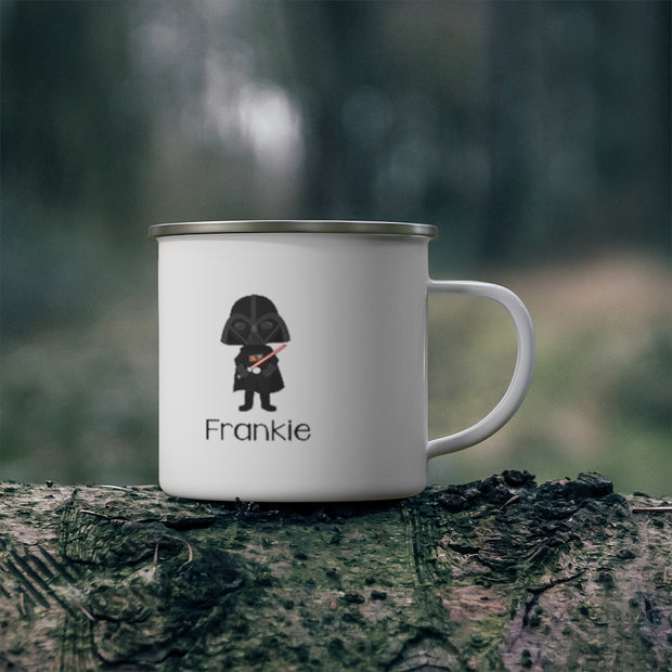 Personalized Name  Kid's Enamel Campfire Mug I-Made in USA